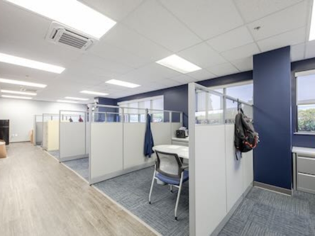 photo of Interior offices cubicles at HELP